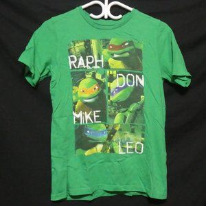 TEENAGE MUTANT NINJA TURTLES | large | Green Graphic Tee / T-Shirt | 100% Cotton